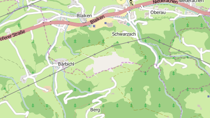 Map to Berggasthof Bavaria